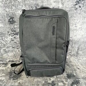 eBags Gray Professional Slim Laptop Backpack Heathered Graphite Travel Nylon Bag